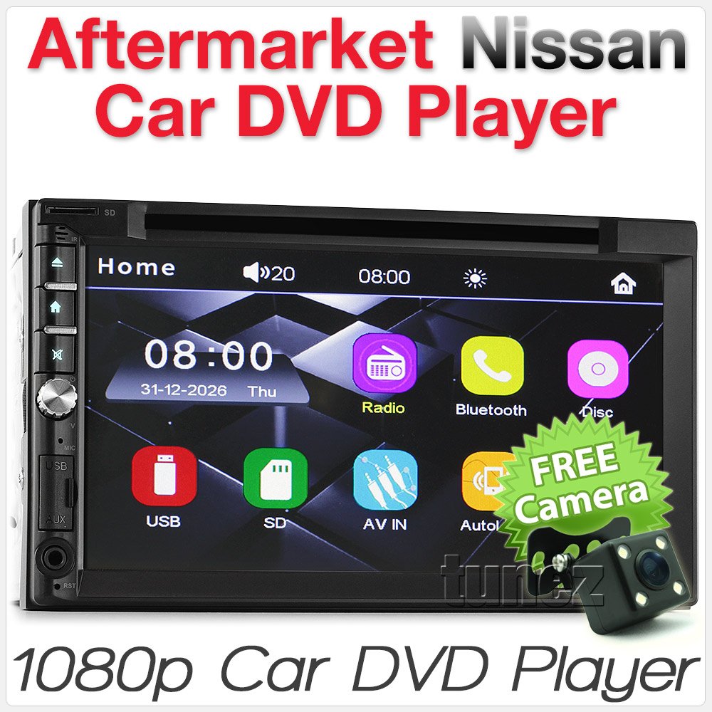 7" Car DVD Player For Nissan Navara D40 D22 Maxima Almera Stereo USB MP3 Radio