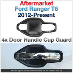 Door Handle Cup Guard Cover For Ford Ranger T6 PX XL XLT XLS Raptor Wildtrak