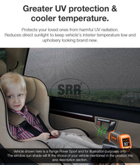 Custom Magnetic Sun Shade Rear Door Car Window For Honda HR-V HRV 2015-2021 RU