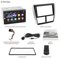 Car DVD Player Subaru Impreza Forester Stereo Radio CD USB Fascia Facia ISO Kit