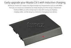 Inbay Qi Wireless Charger Car Console Storage Mat For Mazda CX-5 KE 2011-2017
