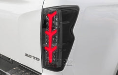 Smoke Avant Black Sequential LED Tail Lights Lamp for Isuzu D-Max DMax 2021 2022