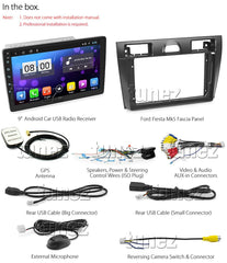 9" Android Car MP3 Player For Ford Fiesta Mk5 2006-2008 Stereo Radio MP4 WP