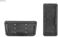 Non Slip Performance Foot Pedal Pads Auto Aluminum Pedal Covers Fit for Nissan Navara NP300 (D23, Year 2015-Present), DX RX ST ST-X