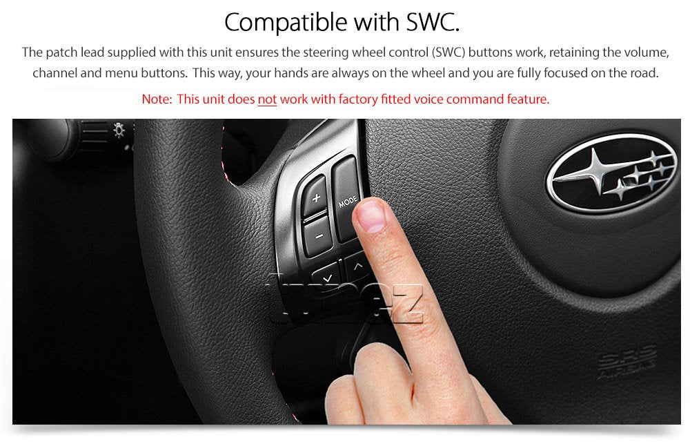 Car DVD Player Subaru Impreza Forester Stereo Radio CD USB Fascia Facia ISO Kit