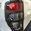 Matte Black Front Tail Rear Light Lamp Cover Ford Ranger T6 Wildtrak 2011-2014