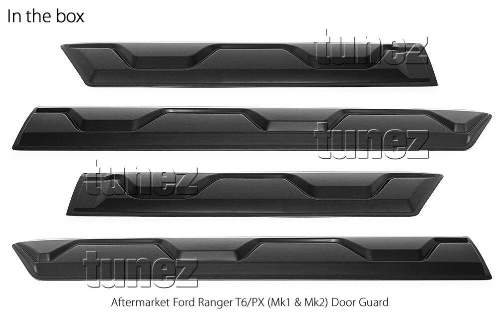 Door Guard Cladding Side Panel Protector Ford Ranger T6 PX MK1 MK2 XL XLT