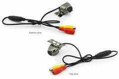 CCD Waterproof Small Night Vision Car Reverse Camera Rear View Parking Brass
