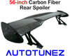 56" Universal Racing Carbon Fiber Rear Spoiler GT Wing Track Drift Type G