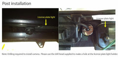 Top Hat Discreet CCD Night Vision Car Reverse Camera Rear View Parking Reversing