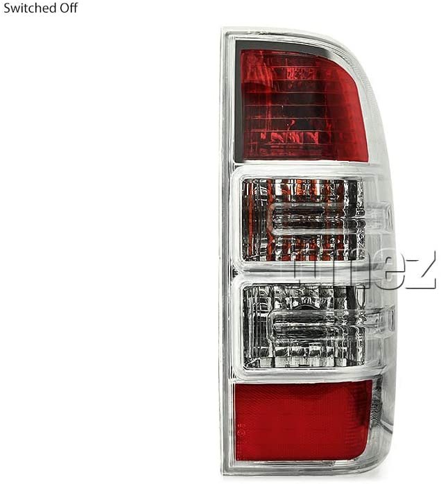 Right Side Replacement Rear Tail Light Lamp for Ford Ranger PJ PK 2007-2011 Ute Right Hand Side XL XL Hi-Rider XLT XLT Hi-Rider Wildtrak New Facelift Edition With Bulbs & Globe