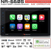 Nakamichi NA6605 Double-Din in-Dash 6.8" WVGA Display Apple Car Play & Andriod Auto Multimedia CD DVD USB MP3 Bluetooth Spotify & Pandora Car Stereo Receiver