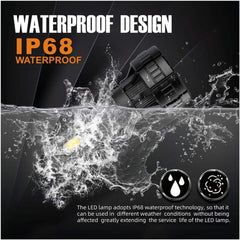H4 / 9003 LED Headlight Bulbs 60W Halogen Replacement Low Beam 6500K White
