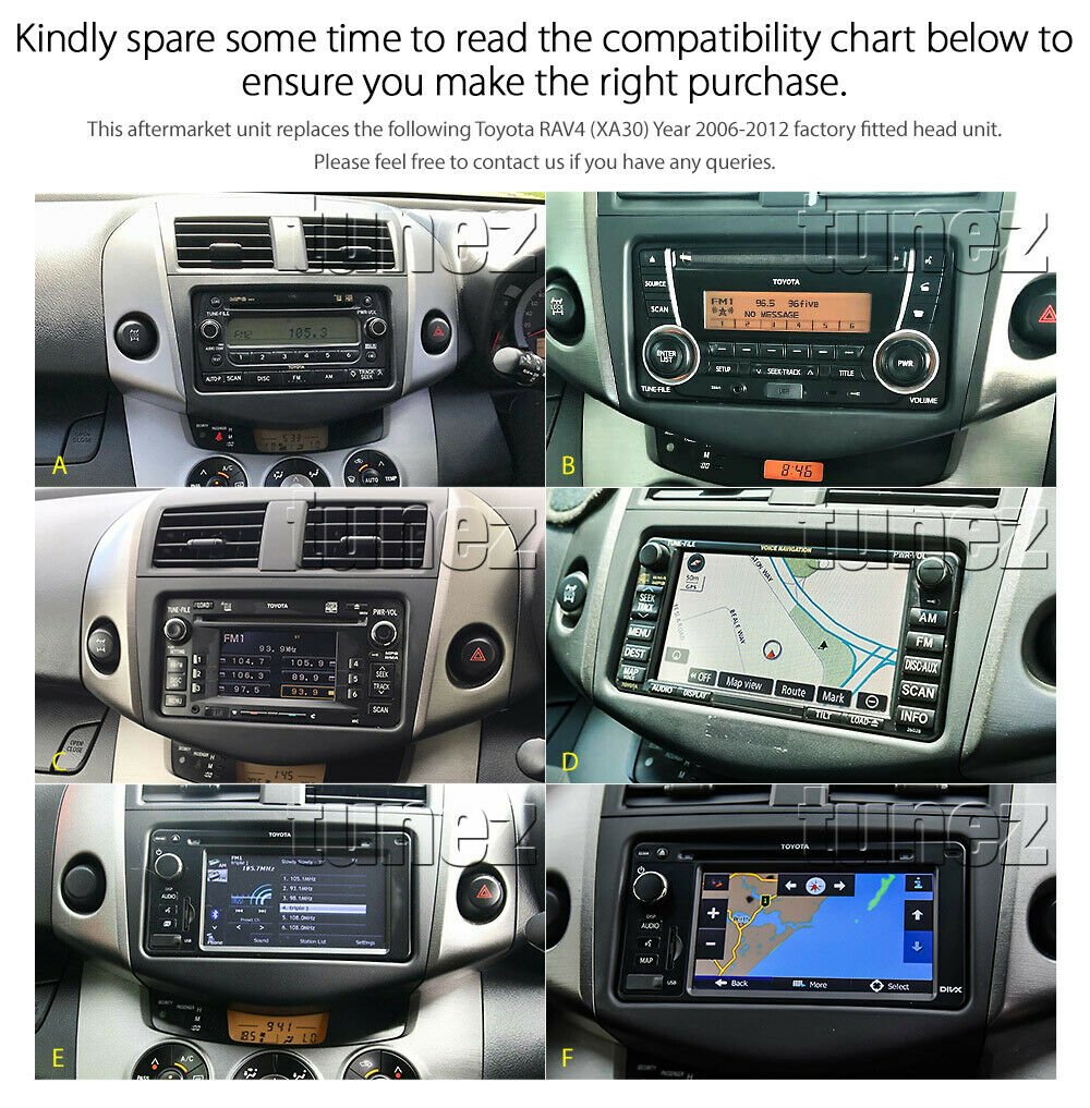 10" Android Car MP3 Player For Toyota RAV4 XA30 2006-2012 Stereo Radio Head Unit