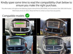 9" Android Car MP3 Player For Toyota Estima 2000-2005 Aeras Stereo Radio MP4