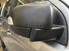 Ford Ranger PX MK2 T6 2015 2016 Matte Matt Black Side Vent Mirror Cover M-Sport