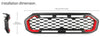 Matt Black Grille For Ford Ranger XL XLT XLS Sports Matte Grill Front Mesh