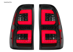 Smoke LED Tail Rear Lamp Sequential Light For Toyota Hilux 2015 2016 2017
