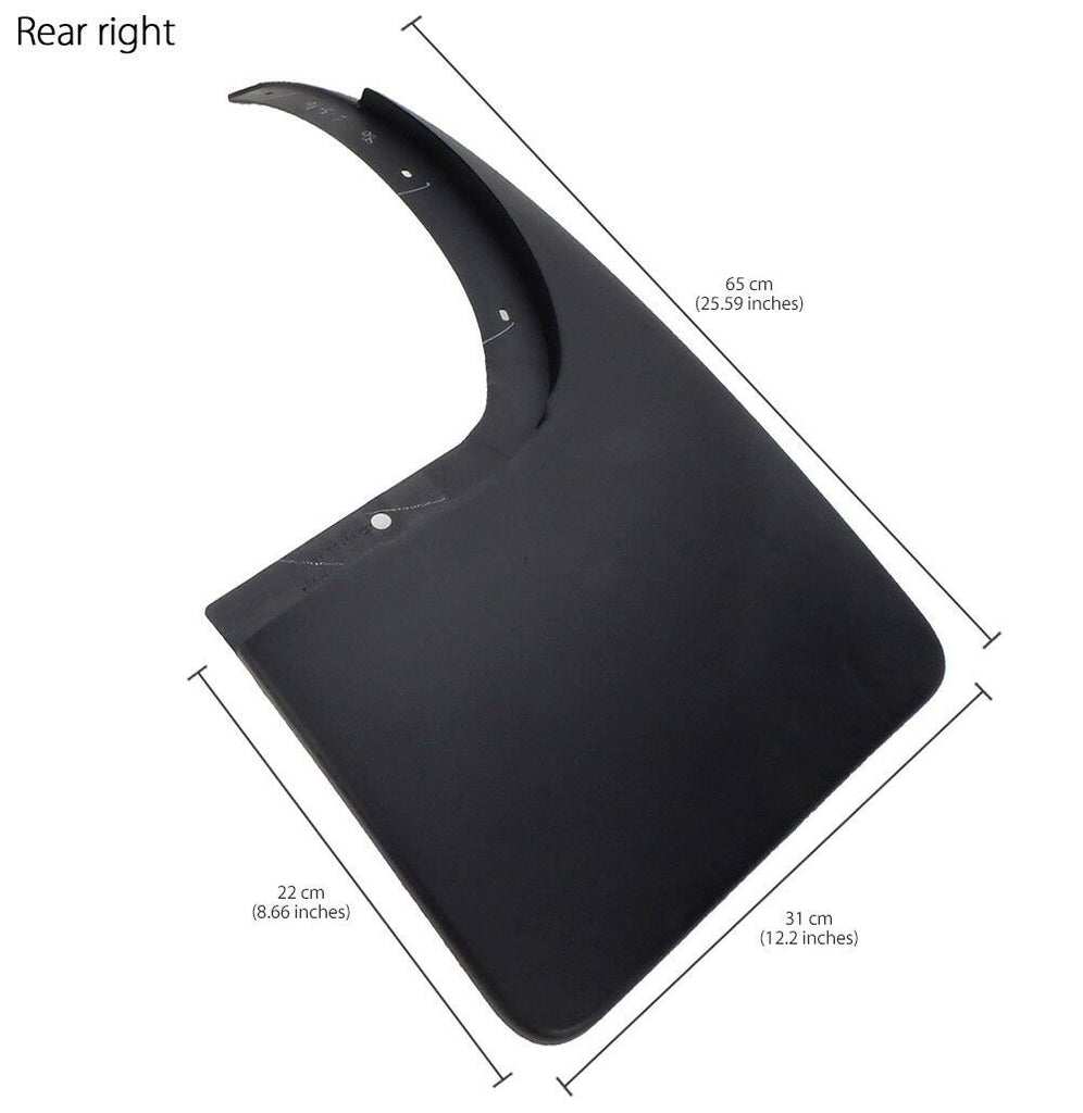 Front Rear Mud Flap Splash Guard For Ford Ranger T6 PX MK1 MK2 2011-Present ABS