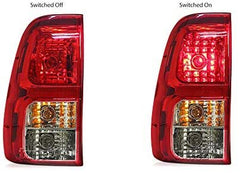Left Side Tail Rear Lamp Light Replacement For Toyota Hilux 8th Generation (AN120, AN130, GUN1, Year 2015-2021), Workmate SR SR5 Rouge Rugged X