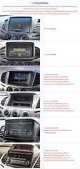 Apple CarPlay Android Auto For Mitsubishi Triton ML MN USB MP3 MP4 Stereo Radio