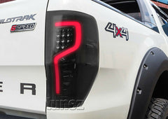 LED Smoked Sequential Rear Tail Lights Lamp For Ford Ranger PX T6 Wildtrak
