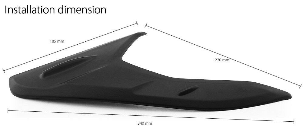 Front Tail Rear Light Lamp Cover For Toyota Hilux 2016 2017 2018 TRD Black
