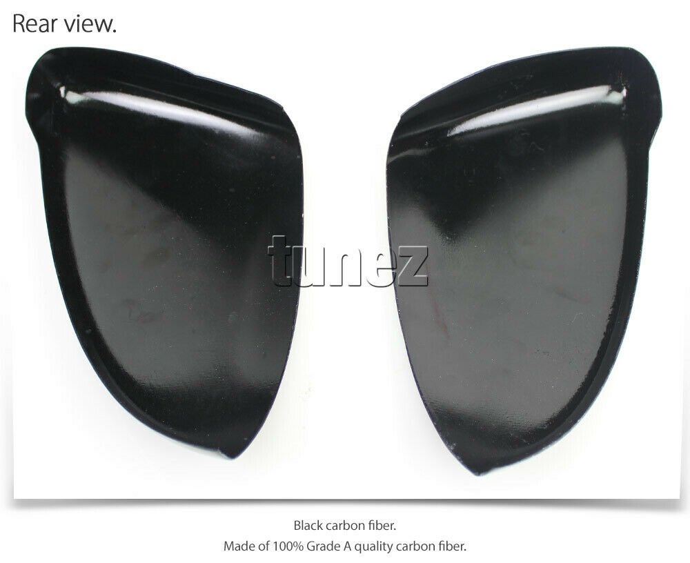 Real Carbon Fiber Side Mirror Cover Car Black For Volkswagen Golf 7 MK7