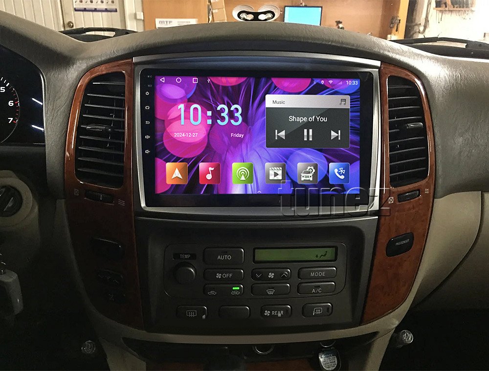 Apple CarPlay Android Auto For Toyota LandCruiser 100 2003-2007 Radio Stereo MP3