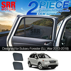 Custom Magnetic Sun Shade Rear Door Car Window For Subaru Forester SJ 2013-2018