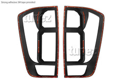 Front Tail Rear Light Lamp Cover Black For Nissan Navara NP300 D23 2015-2019