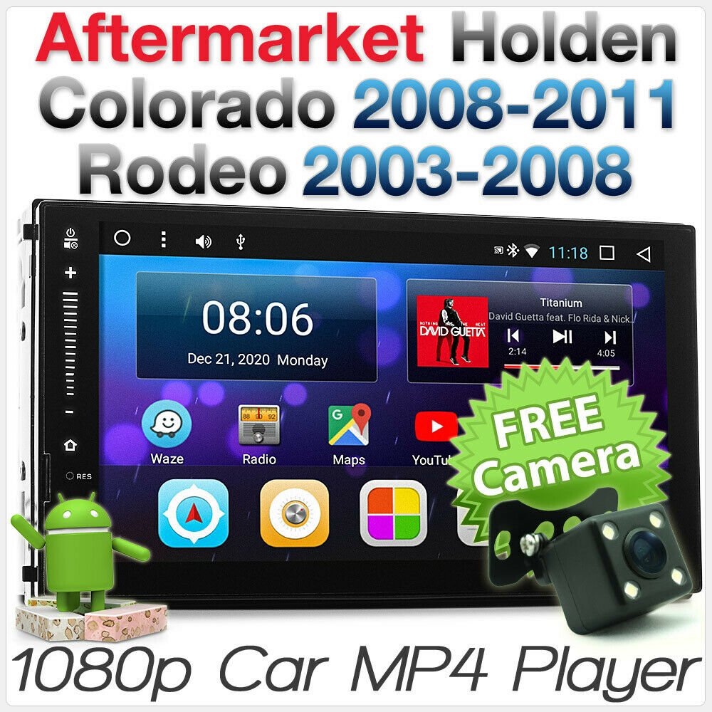 Holden Colorado Rodeo Android Car Player MP3 Stereo Radio Head Unit USB GPS MP4