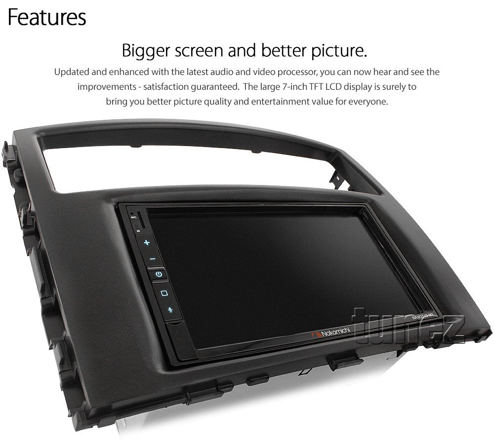 7" Apple CarPlay Android Auto For Mitsubishi Pajero NW NT NS Stereo MP3 Radio