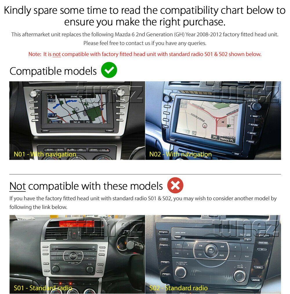 9" Android Car Player MP3 USB For Mazda 6 GH 2009 2010 2011 GPS Radio Stereo MP4