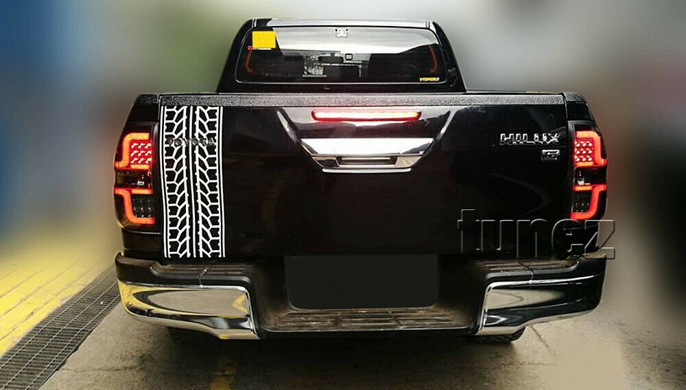 NEW Smoke LED Tail Rear Lamp Lights For Toyota Hilux 2015-2019 2020 GUN SR5 SR