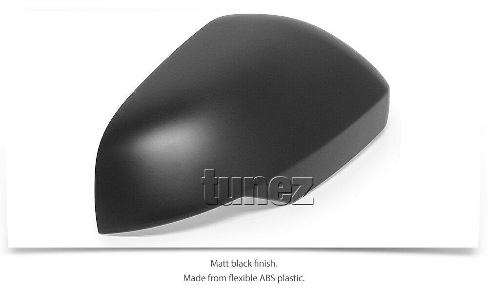 Side Mirror Cover Matte Black Guard For Mitsubishi Triton MR 2018 2019 2020