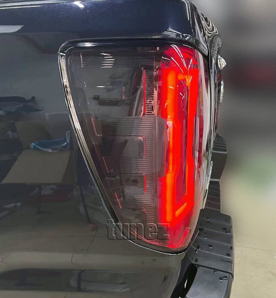 Smoke Animated Startup LED Tail Lights Lamp For Mazda BT-50 BT50 2020 2021 2022