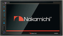 Nakamichi NA6605 Double-Din in-Dash 6.8" WVGA Display Apple Car Play & Andriod Auto Multimedia CD DVD USB MP3 Bluetooth Spotify & Pandora Car Stereo Receiver