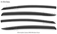 Window Door Visor Weathershield Weather Shield For Subaru Impreza WRX GJ 2012-16