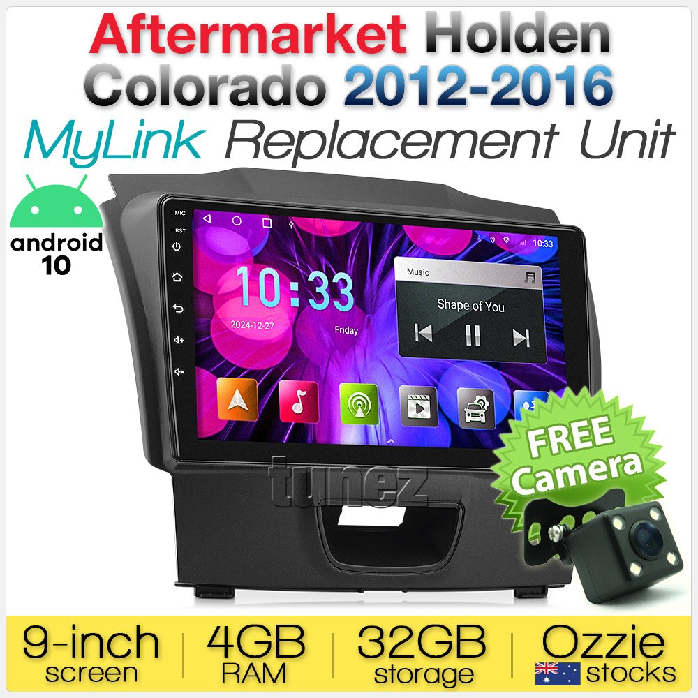 Apple CarPlay Android MP3 Car Player For Holden Colorado RG MyLink Radio Stereo
