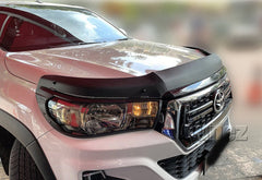 Black ABS Bonnet Protector Guard Shield For Toyota Hilux GUN1 2015-2021 SR SR5