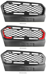 Matt Black Grille For Ford Ranger Wildtrak MK3 T6 PX Matte Grill Front Mesh