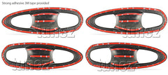 4x Door Handle Cup Guard Cover Matt Black For Toyota Hilux 2019 2020 2021 GUN1