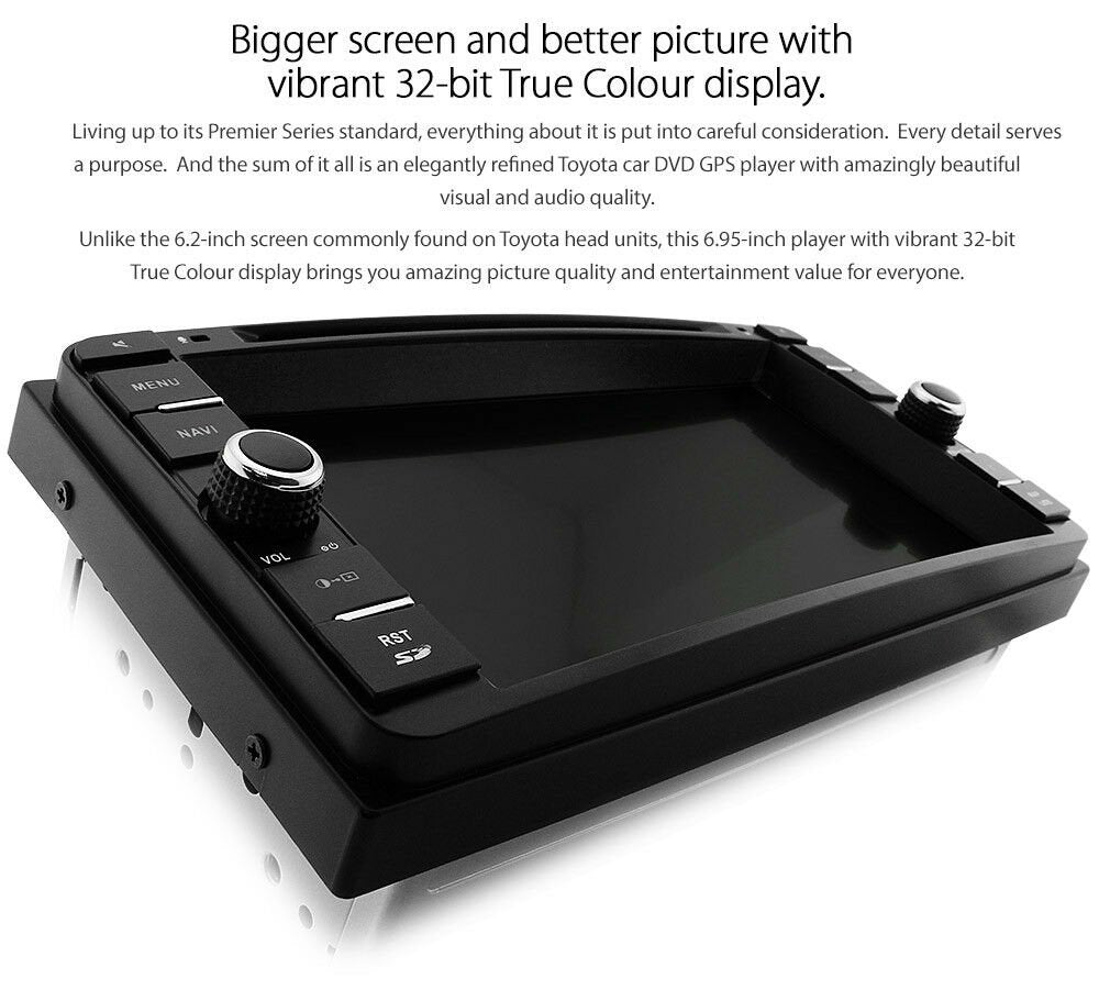 Toyota Land Cruiser FJ Prado 100 200 120 150 Series DVD GPS Player Radio Stereo
