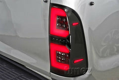 NEW Smoke LED Tail Rear Lamp Light Set Pair For Toyota Hilux 2005-2014 SR5 Mk7