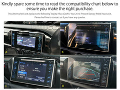 10" Android Car MP3 Player For Toyota Hilux 2016 2017 2018 Radio Stereo GPS MP4