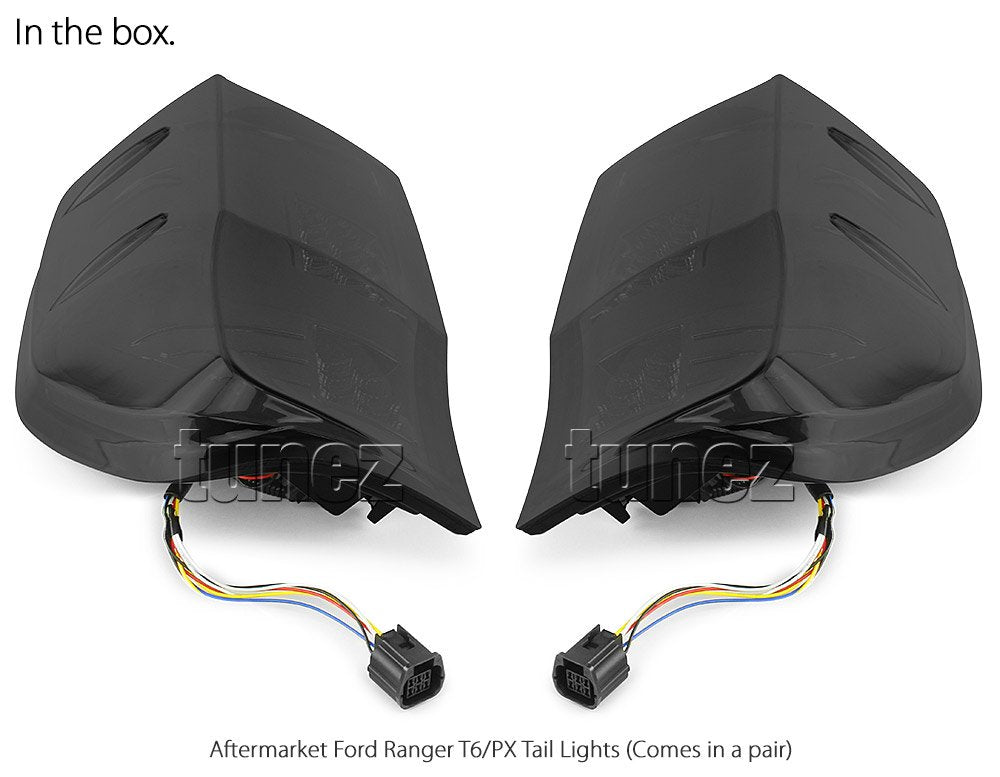 LED Tail Lamp Light For Ford Ranger T6 PX Wildtrak XL XLT Hi-Rider 2012-2021