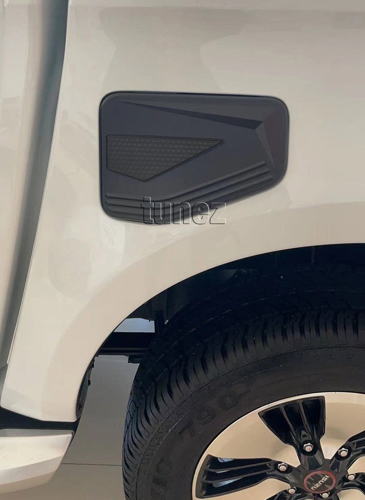 Fuel Gas Petrol Tank Door Matte Black Cover Car For Isuzu D-Max RG 2021 2022