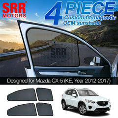 Magnetic Sun Shade Front & Rear Door Side Car Window For Mazda CX-5 KE 2012-2017