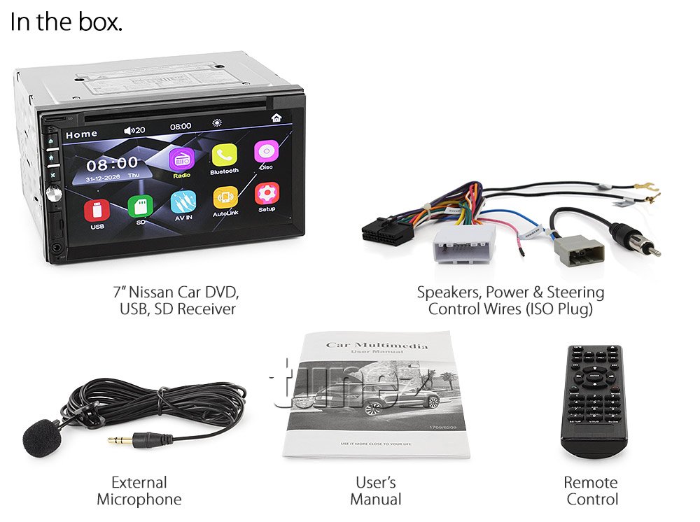 7" Car DVD Player For Nissan Navara D40 D22 Maxima Almera Stereo USB MP3 Radio